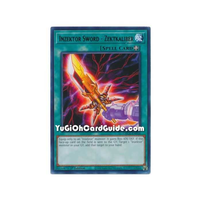 Inzektor Sword - Zektkaliber (Rare) – The Grand Creators | Carta YUGIOH en México