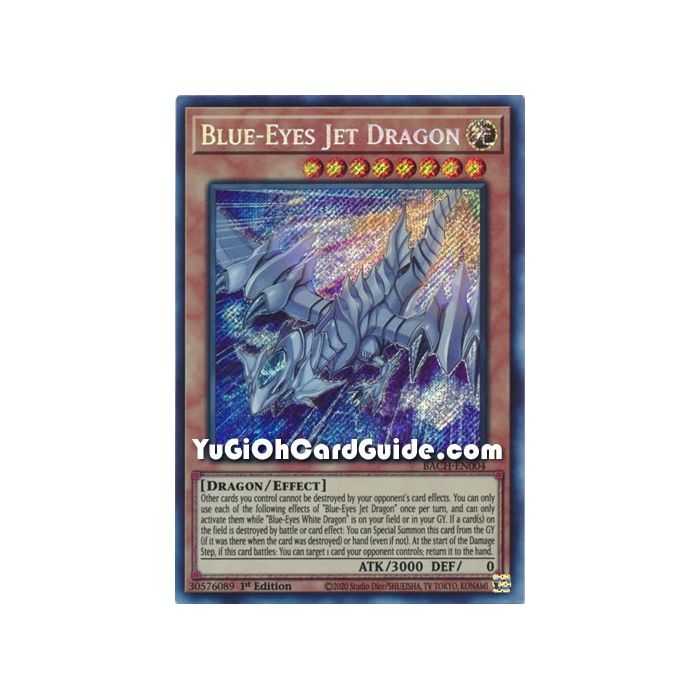 Blue-Eyes Jet Dragon (Secret Rare) – Battle of Chaos | Carta YUGIOH en México