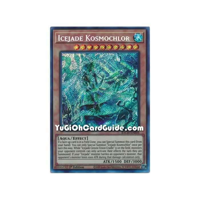 Icejade Kosmochlor (Secret Rare) – Battle of Chaos | Carta YUGIOH en México