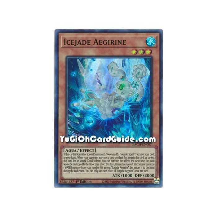 Icejade Aegirine (Ultra Rare) – Battle of Chaos | Carta YUGIOH en México