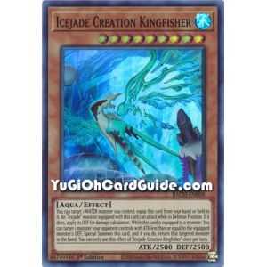 Icejade Creation Kingfisher (Super Rare) – Battle of Chaos | Carta YUGIOH en México