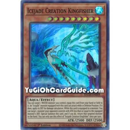 Icejade Creation Kingfisher (Super Rare) – Battle of Chaos | Carta YUGIOH en México