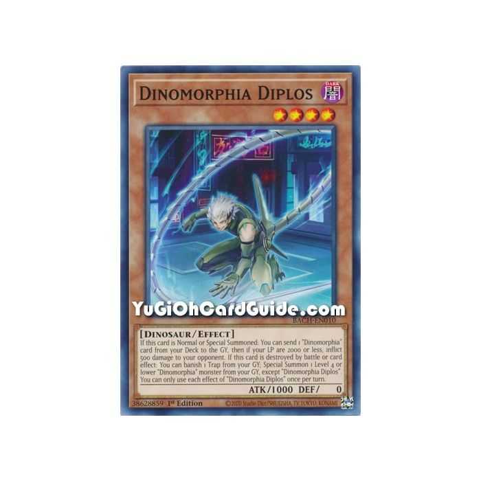 Dinomorphia Diplos (Common) – Battle of Chaos | Carta YUGIOH en México