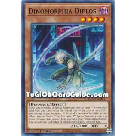 Dinomorphia Diplos (Common) – Battle of Chaos | Carta YUGIOH en México