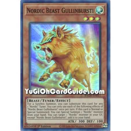 Nordic Beast Gullinbursti (Super Rare) – Battle of Chaos | Carta YUGIOH en México