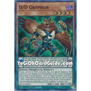 D/D Gryphon (Super Rare) – Battle of Chaos | Carta YUGIOH en México