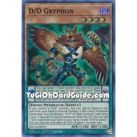 D/D Gryphon (Super Rare) – Battle of Chaos | Carta YUGIOH en México
