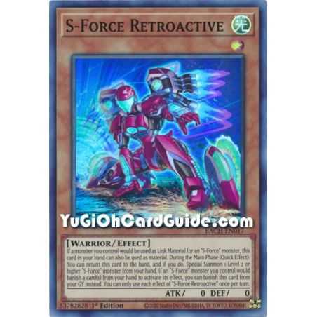 S-Force Retroactive (Super Rare) – Battle of Chaos | Carta YUGIOH en México