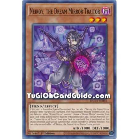 Neiroy, the Dream Mirror Traitor (Common) – Battle of Chaos | Carta YUGIOH en México