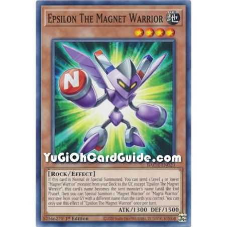 Epsilon The Magnet Warrior (Common) – Battle of Chaos | Carta YUGIOH en México