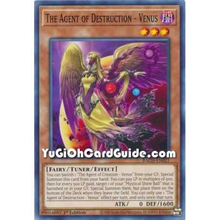 The Agent of Destruction- Venus (Common) – Battle of Chaos | Carta YUGIOH en México