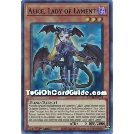Alice, Lady of Lament (Super Rare) – Battle of Chaos | Carta YUGIOH en México