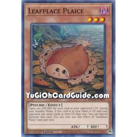 Leafplace Plaice (Common) – Battle of Chaos | Carta YUGIOH en México