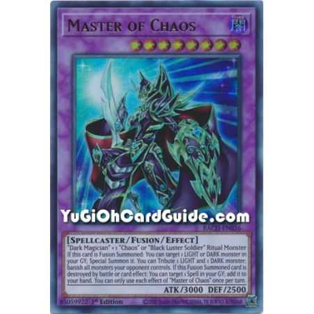 Master of Chaos (Ultra Rare) – Battle of Chaos | Carta YUGIOH en México