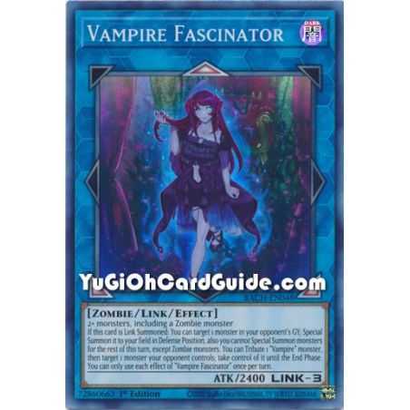 Vampire Fascinator (Super Rare) – Battle of Chaos | Carta YUGIOH en México