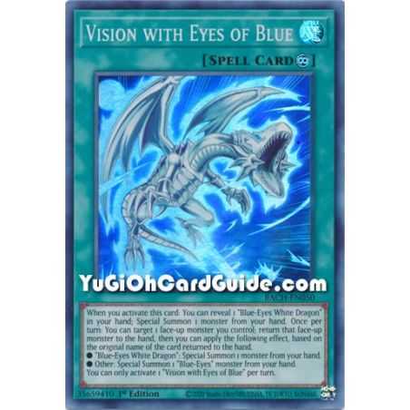 Vision with Eyes of Blue (Super Rare) – Battle of Chaos | Carta YUGIOH en México