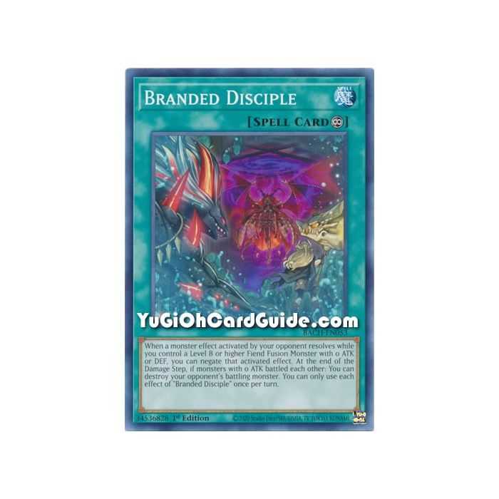 Branded Disciple (Common) – Battle of Chaos | Carta YUGIOH en México