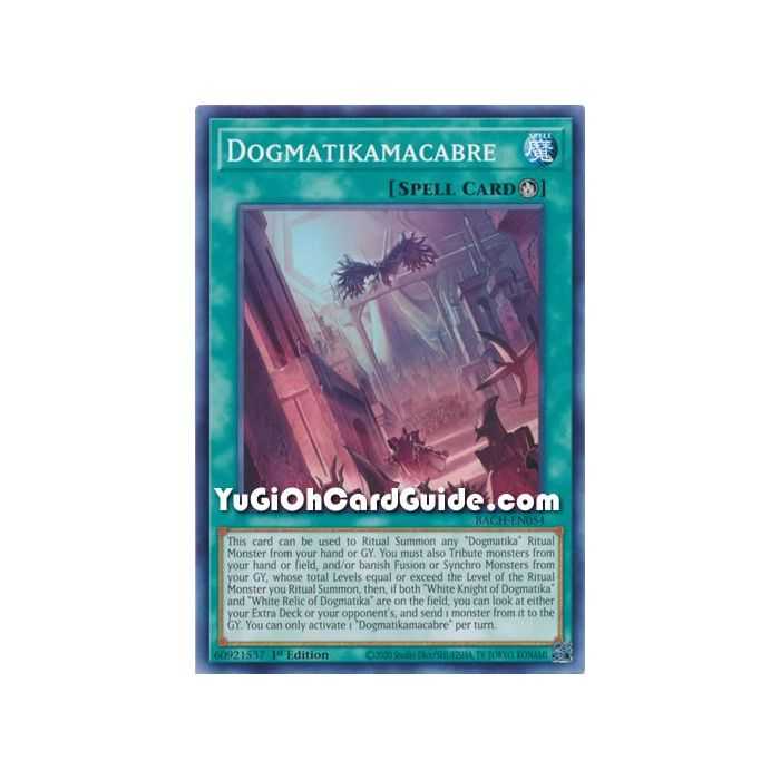 Dogmatikamacabre (Common) – Battle of Chaos | Carta YUGIOH en México