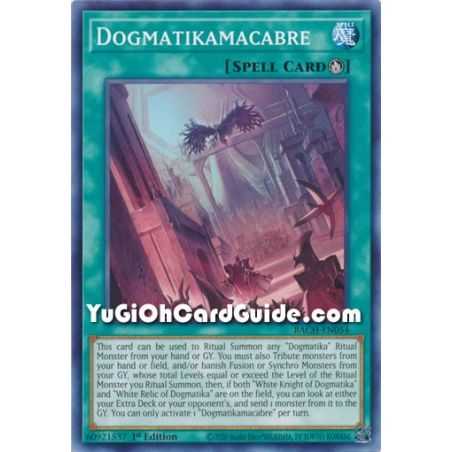 Dogmatikamacabre (Common) – Battle of Chaos | Carta YUGIOH en México
