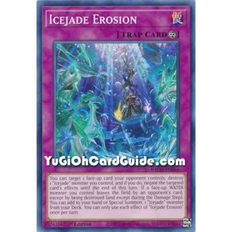 Icejade Erosion (Common) – Battle of Chaos | Carta YUGIOH en México