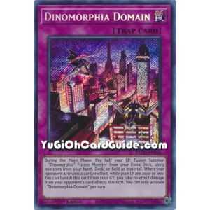 Dinomorphia Domain (Secret Rare) – Battle of Chaos | Carta YUGIOH en México