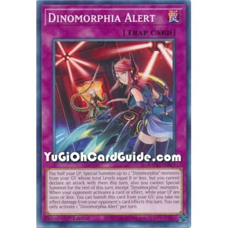 Dinomorphia Alert (Common) – Battle of Chaos | Carta YUGIOH en México