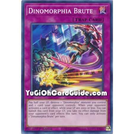 Dinomorphia Brute (Common) – Battle of Chaos | Carta YUGIOH en México