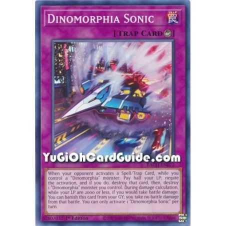 Dinomorphia Sonic (Common) – Battle of Chaos | Carta YUGIOH en México
