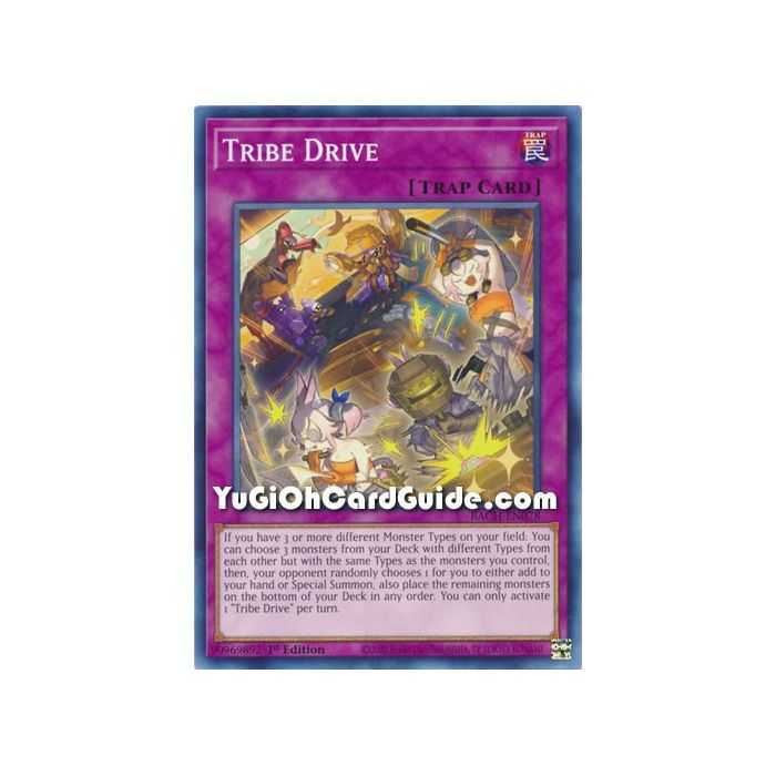 Tribe Drive (Common) – Battle of Chaos | Carta YUGIOH en México