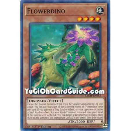 Flowerdino (Common) – Battle of Chaos | Carta YUGIOH en México