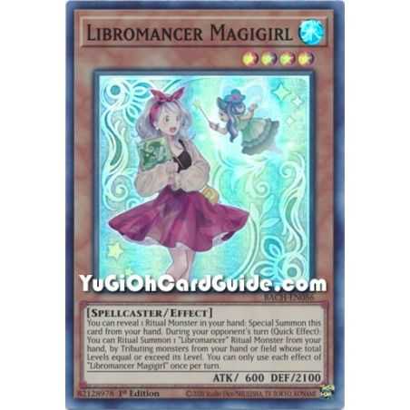 Libromancer Magigirl (Super Rare) – Battle of Chaos | Carta YUGIOH en México