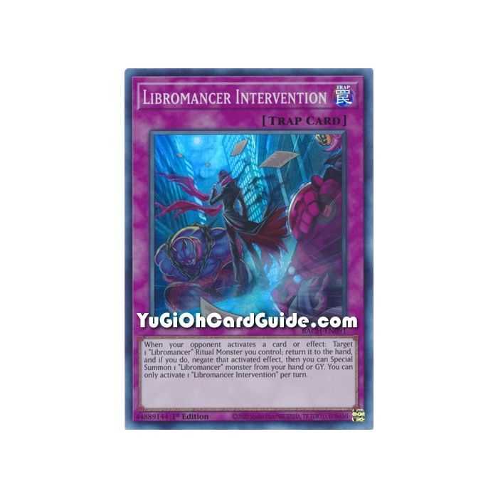 Libromancer Intervention (Super Rare) – Battle of Chaos | Carta YUGIOH en México