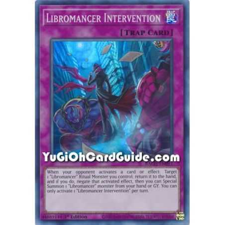 Libromancer Intervention (Super Rare) – Battle of Chaos | Carta YUGIOH en México