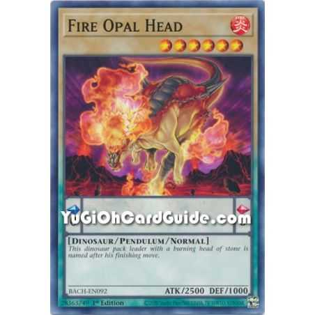 Fire Opal Head (Common) – Battle of Chaos | Carta YUGIOH en México