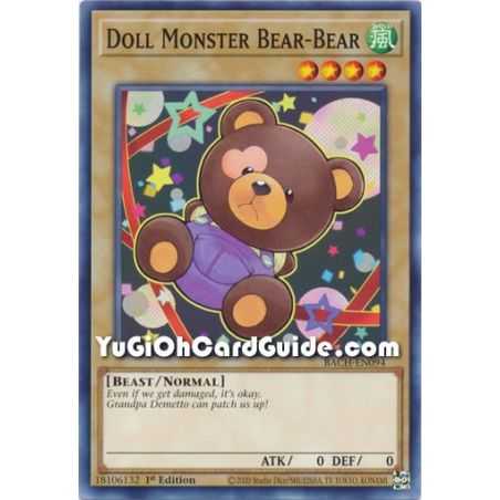 Doll Monster Bear-Bear (Common) – Battle of Chaos | Carta YUGIOH en México