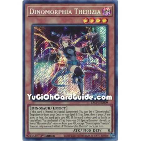 Dinomorphia Therizia (Starlight Rare) – Battle of Chaos | Carta YUGIOH en México