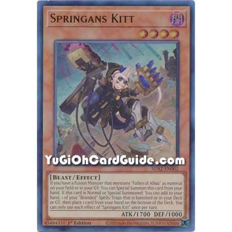 Springans Kitt (Ultra Rare) – Albaz Strike Structure Deck | Carta YUGIOH en México