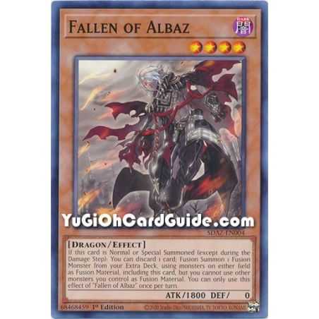 Fallen of Albaz (Common) – Albaz Strike Structure Deck | Carta YUGIOH en México