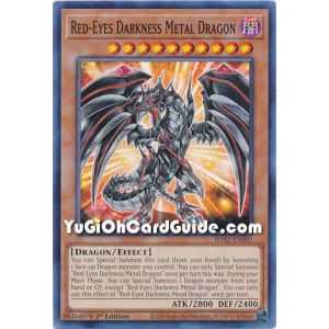 Red-Eyes Darkness Metal Dragon (Common) – Albaz Strike Structure Deck | Carta YUGIOH en México