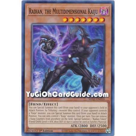 Radian, the Multidimensional Kaiju (Common) – Albaz Strike Structure Deck | Carta YUGIOH en México