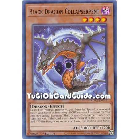Black Dragon Collapserpent (Common) – Albaz Strike Structure Deck | Carta YUGIOH en México