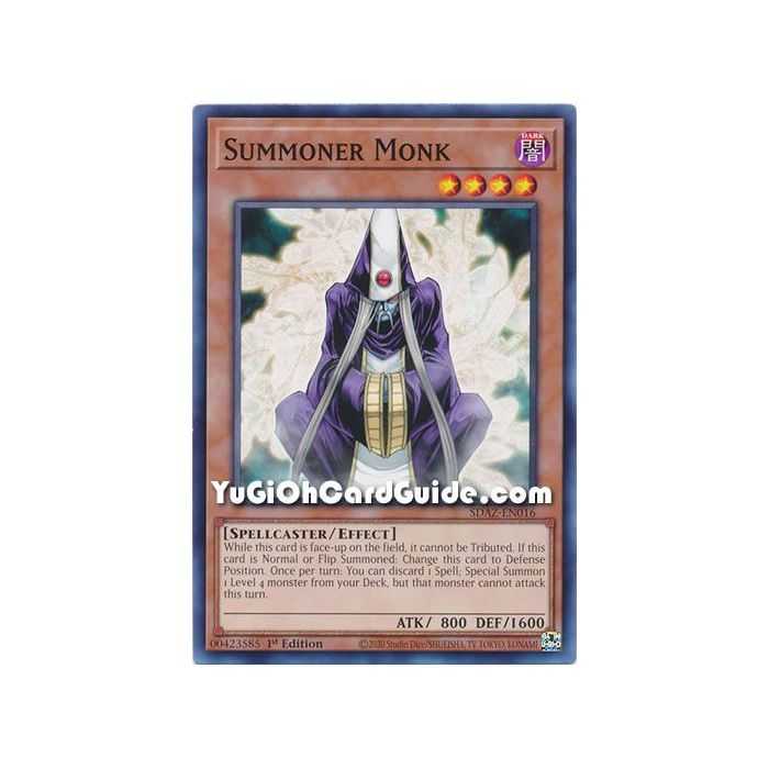 Summoner Monk (Common) – Albaz Strike Structure Deck | Carta YUGIOH en México