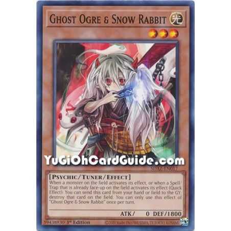 Ghost Ogre & Snow Rabbit (Common) – Albaz Strike Structure Deck | Carta YUGIOH en México