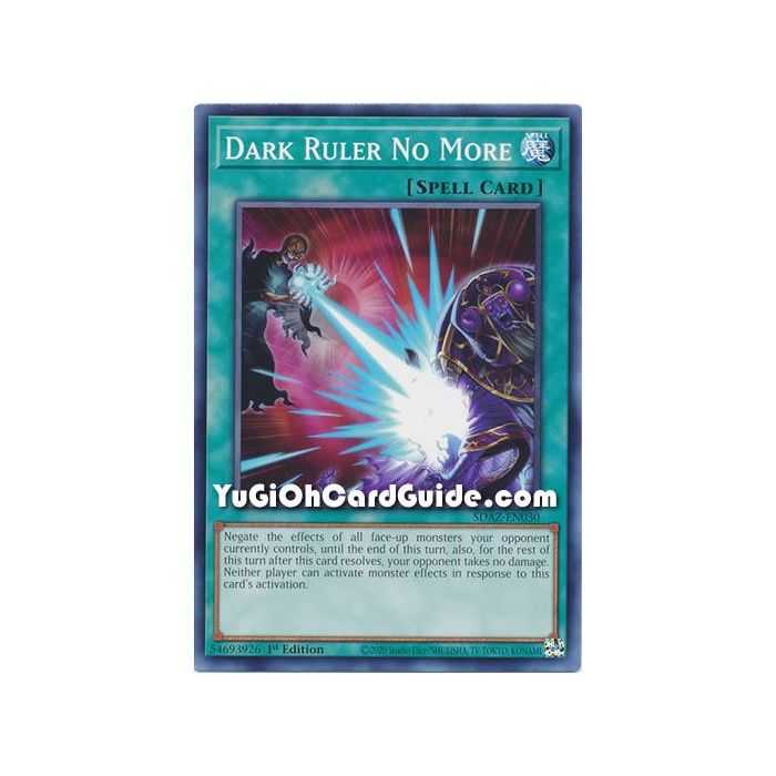 Dark Ruler No More (Common) – Albaz Strike Structure Deck | Carta YUGIOH en México