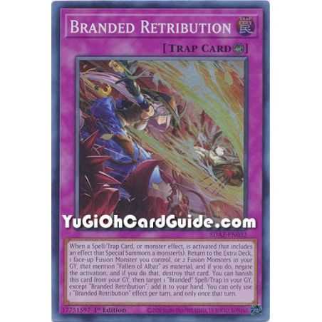 Branded Retribution (Super Rare) – Albaz Strike Structure Deck | Carta YUGIOH en México