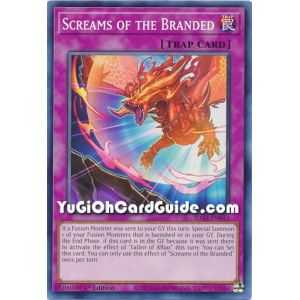 Screams of the Branded (Common) – Albaz Strike Structure Deck | Carta YUGIOH en México