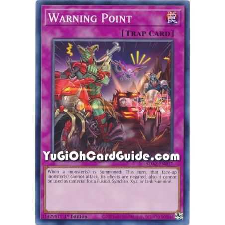 Warning Point (Common) – Albaz Strike Structure Deck | Carta YUGIOH en México