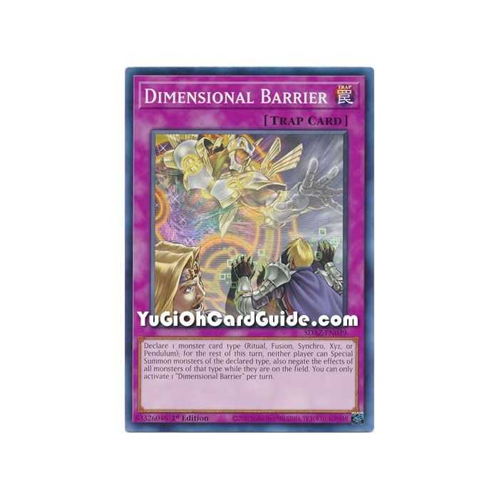 Dimensional Barrier (Common) – Albaz Strike Structure Deck | Carta YUGIOH en México