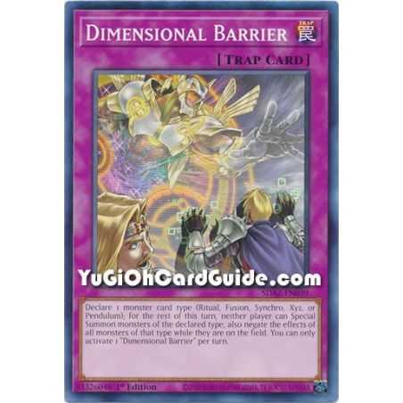 Dimensional Barrier (Common) – Albaz Strike Structure Deck | Carta YUGIOH en México