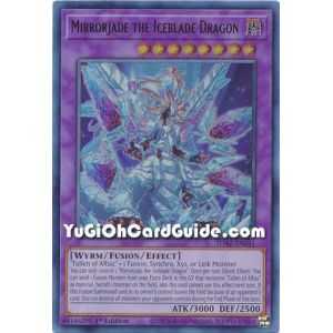 Mirrorjade the Iceblade Dragon (Ultra Rare) – Albaz Strike Structure Deck | Carta YUGIOH en México